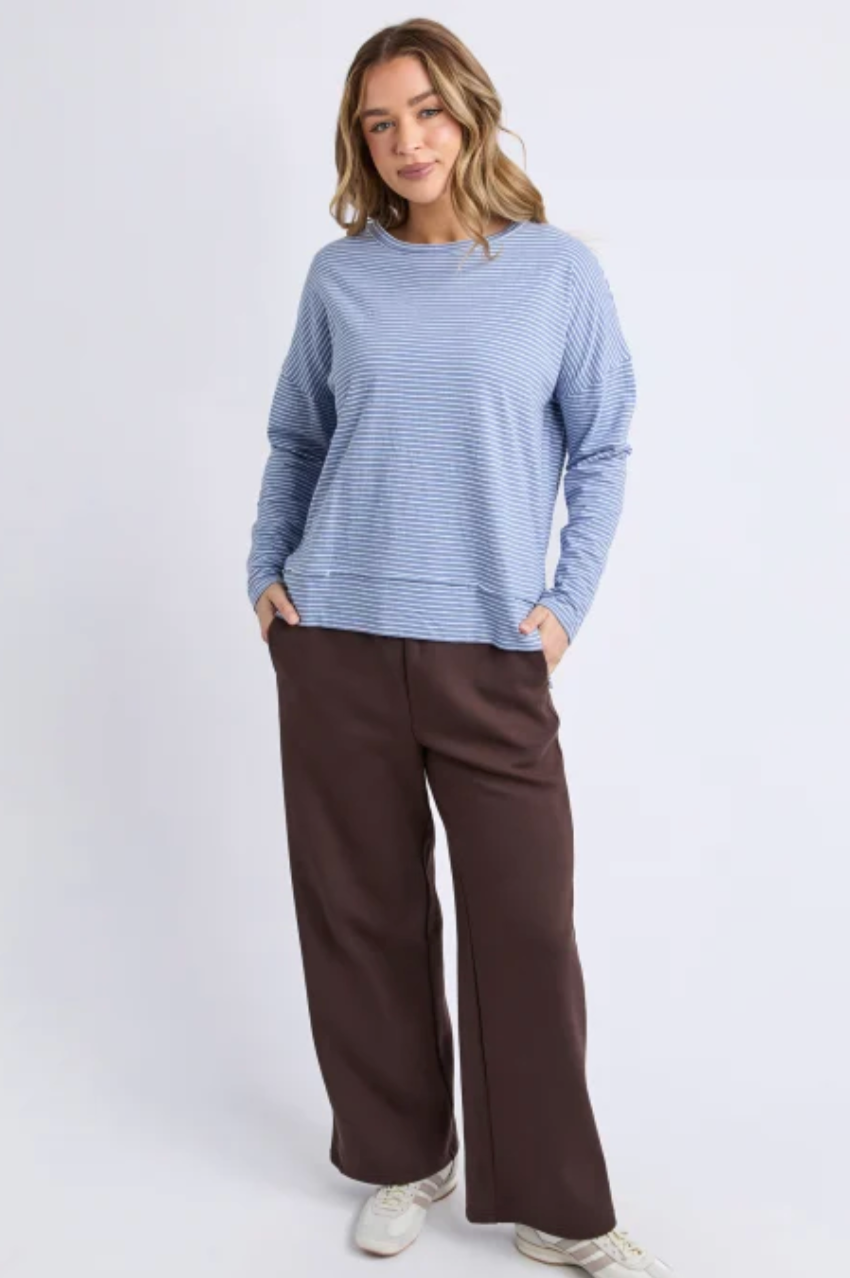 Foxwood Eddie Stripe Top - Blue