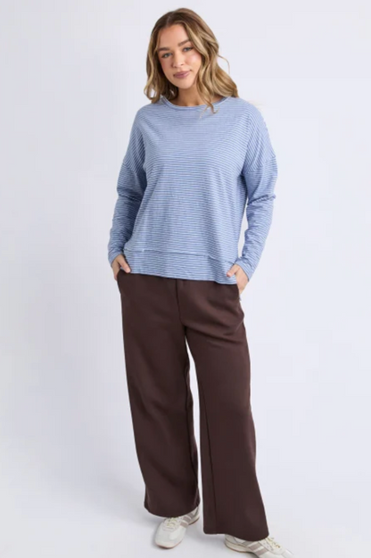 Foxwood Eddie Stripe Top - Blue