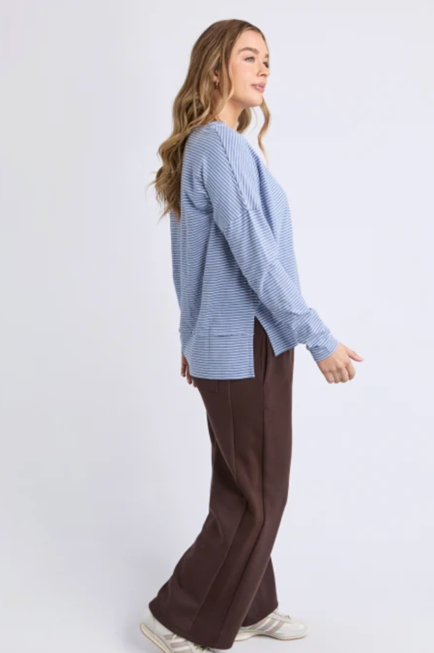 Foxwood Eddie Stripe Top - Blue