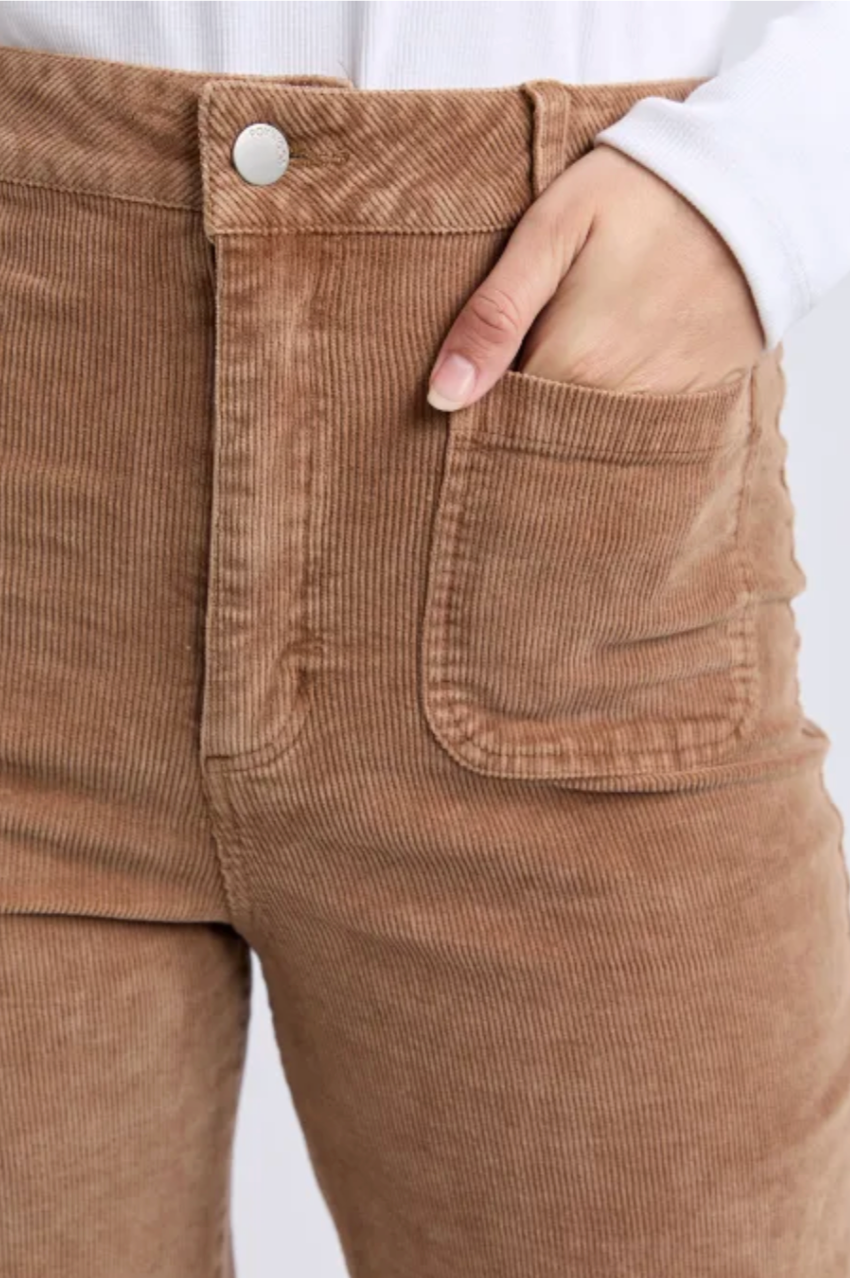 Foxwood Henrietta Cord Pant - Toasted Coconut