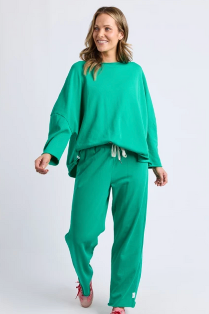 Elm Gab L/S Sweat - Turquoise