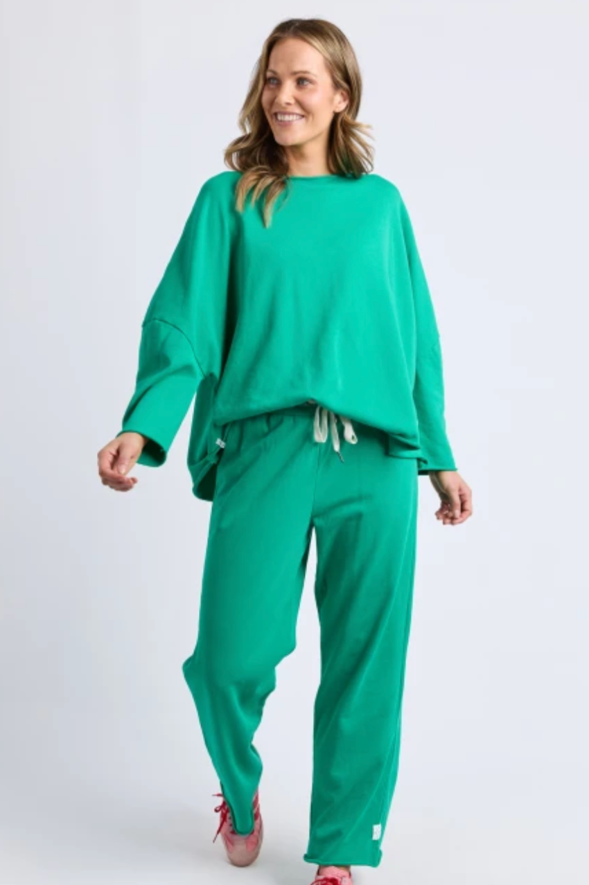 Elm Gab L/S Sweat - Turquoise