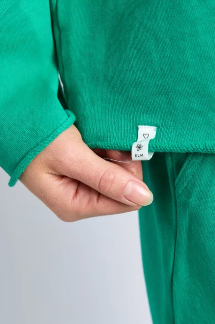 Elm Gab L/S Sweat - Turquoise