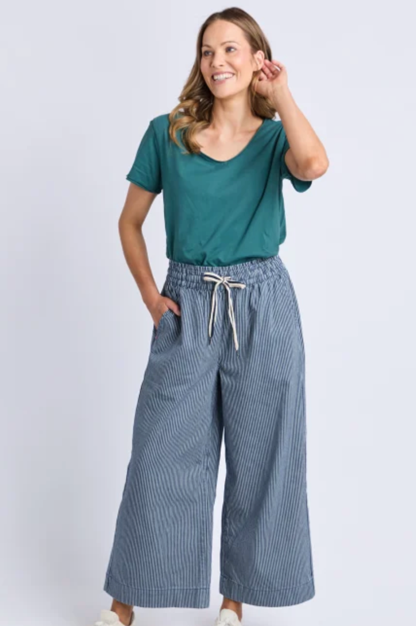 Elm Julia Pinstripe Denim Pant