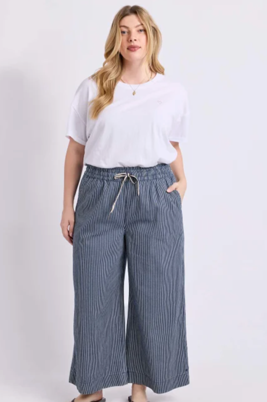 Elm Julia Pinstripe Denim Pant