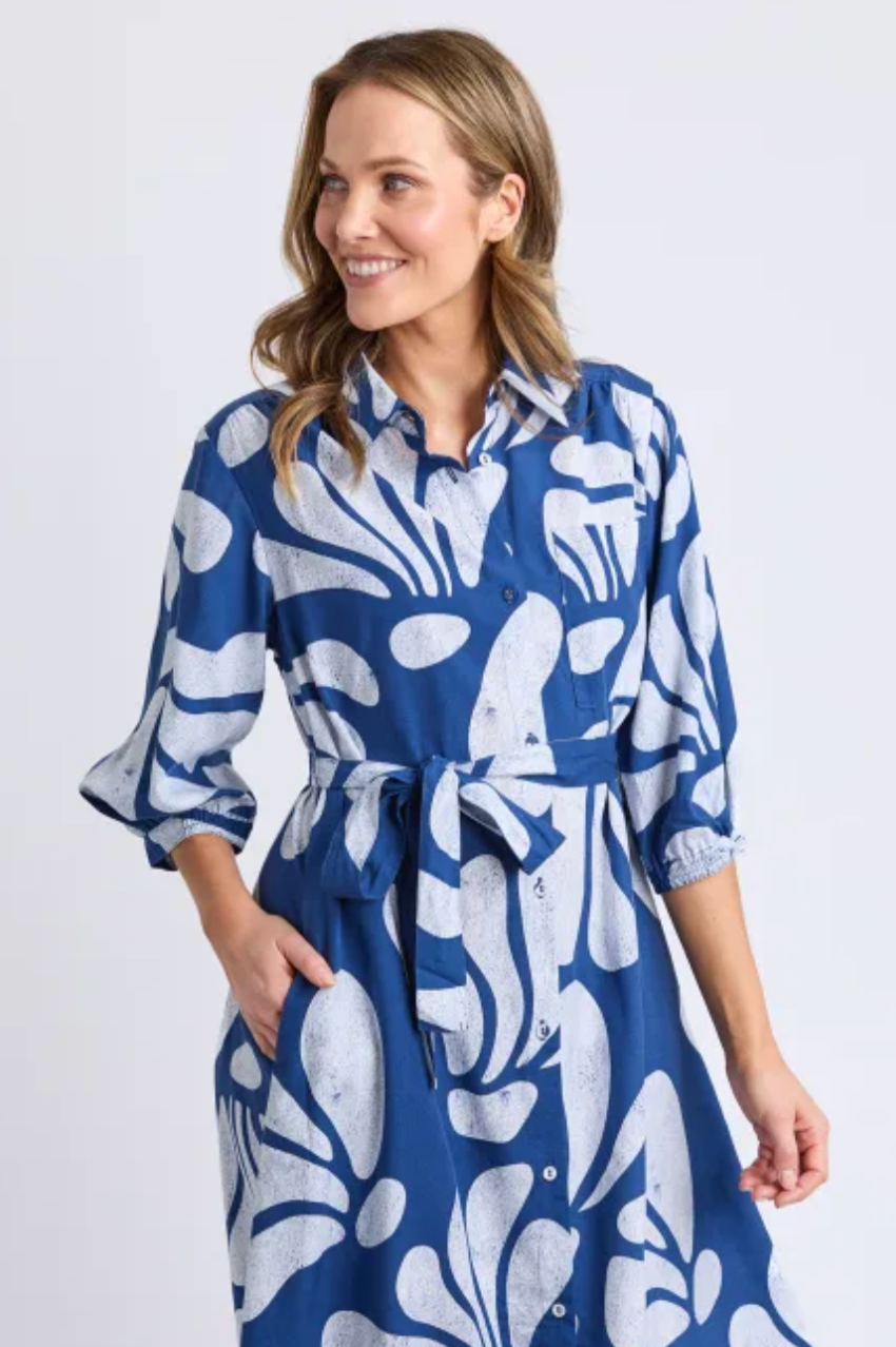 Elm Celeste Dress - Navy