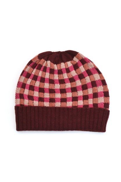 Picnic Check Wool Beanie