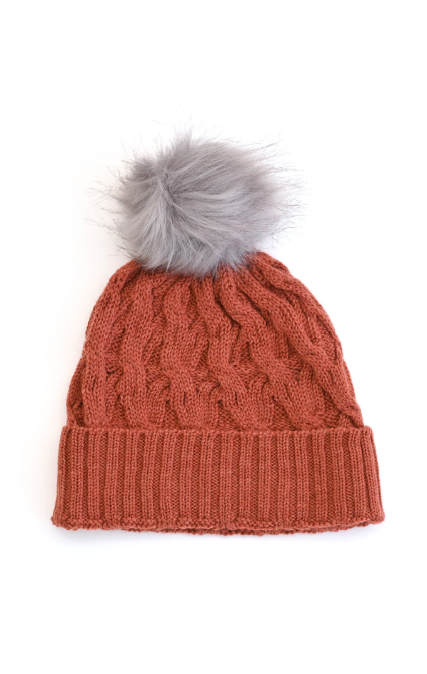 Mabel Merino Cable Beanie