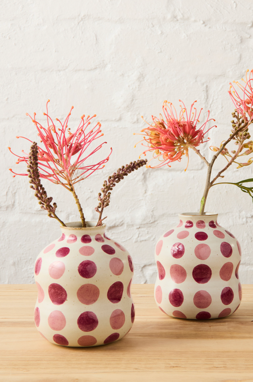 Bushland Spot Bud Vase - Magenta