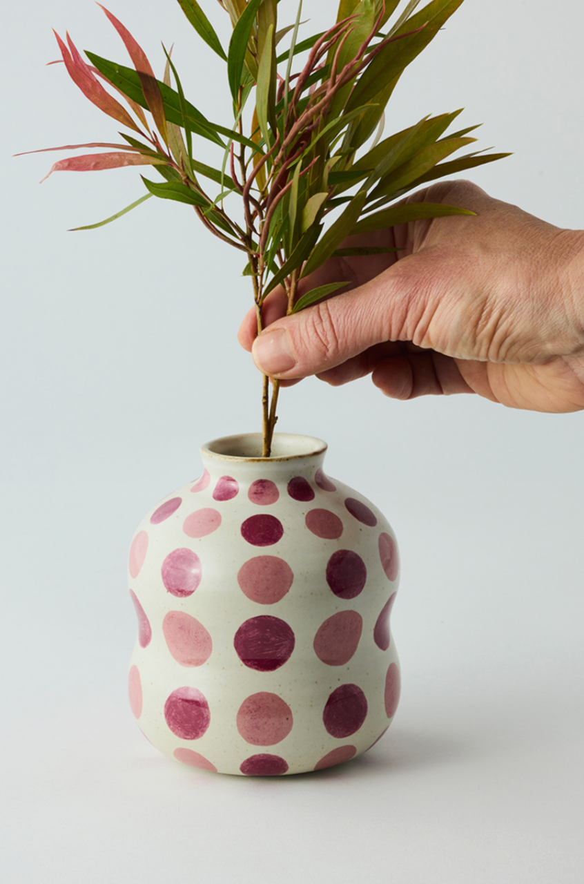 Bushland Spot Bud Vase - Magenta