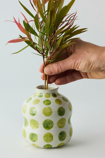 Bushland Spot Bud Vase - Green