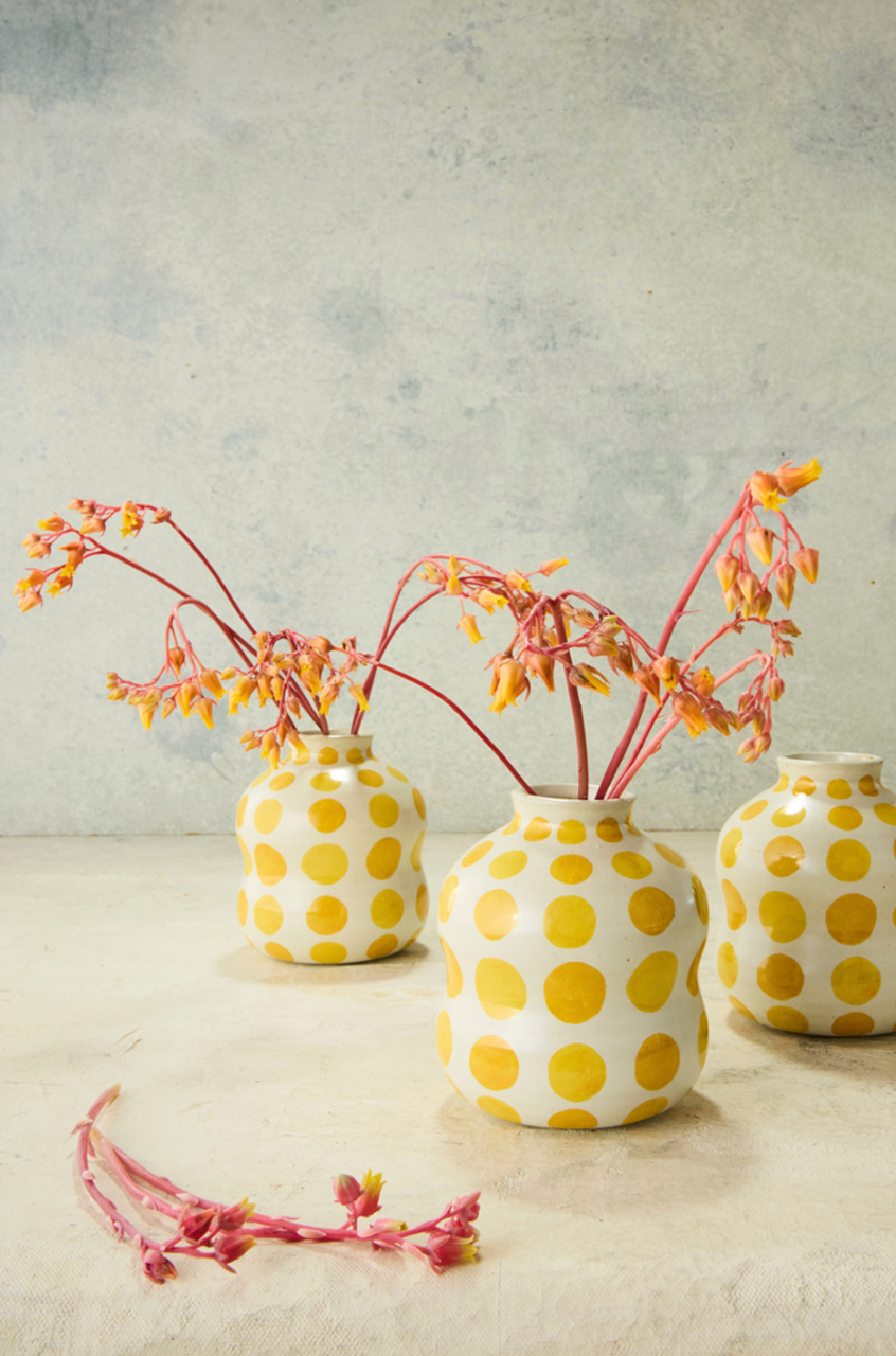 Bushland Spot Bud Vase - Yellow