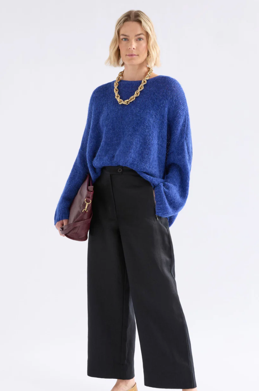 Elk Agna Sweater - Deep Cobalt