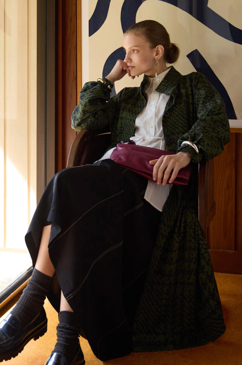 Elk Mitte Coat - Portus Print