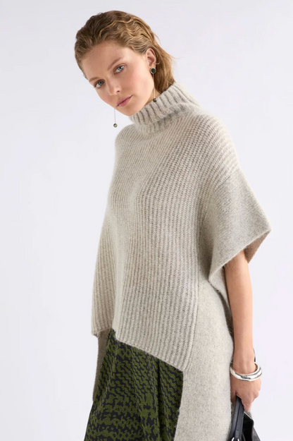 Elk Aleph Poncho - Oatmeal