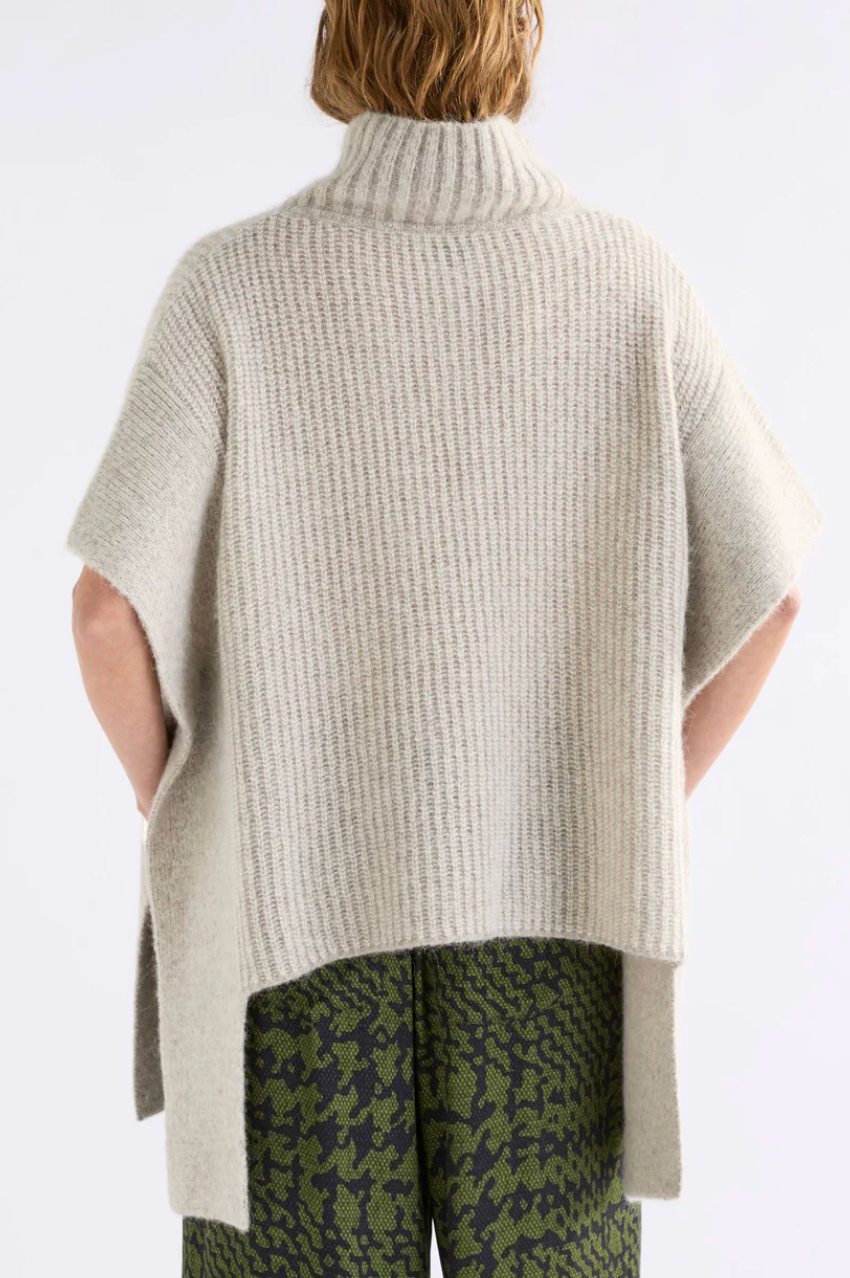 Elk Aleph Poncho - Oatmeal