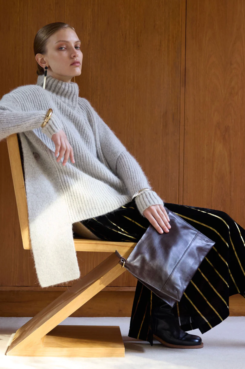Elk Aleph Poncho - Oatmeal