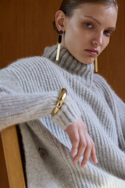 Elk Aleph Poncho - Oatmeal