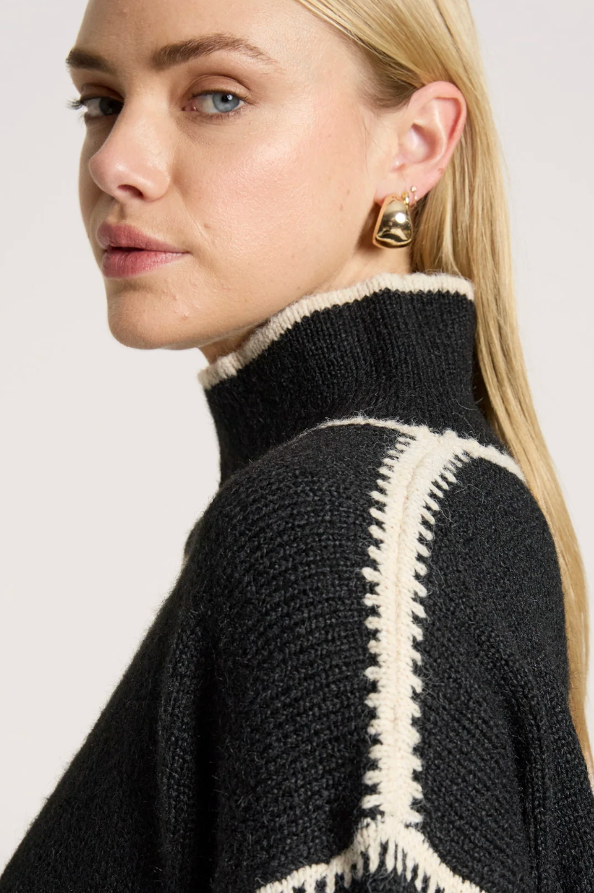 Orin Jumper - Black/Dune