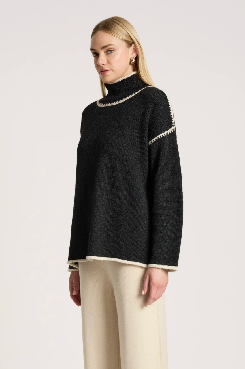 Orin Jumper - Black/Dune