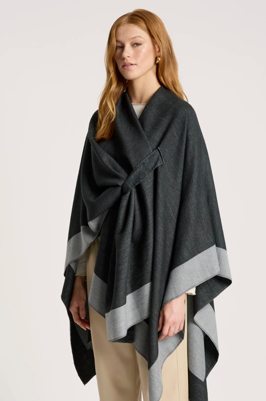 Ayla Cape - Char/Grey