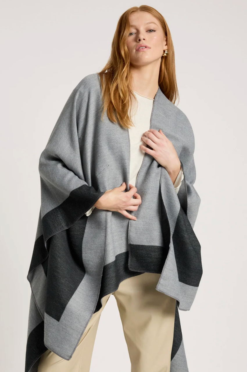Ayla Cape - Char/Grey