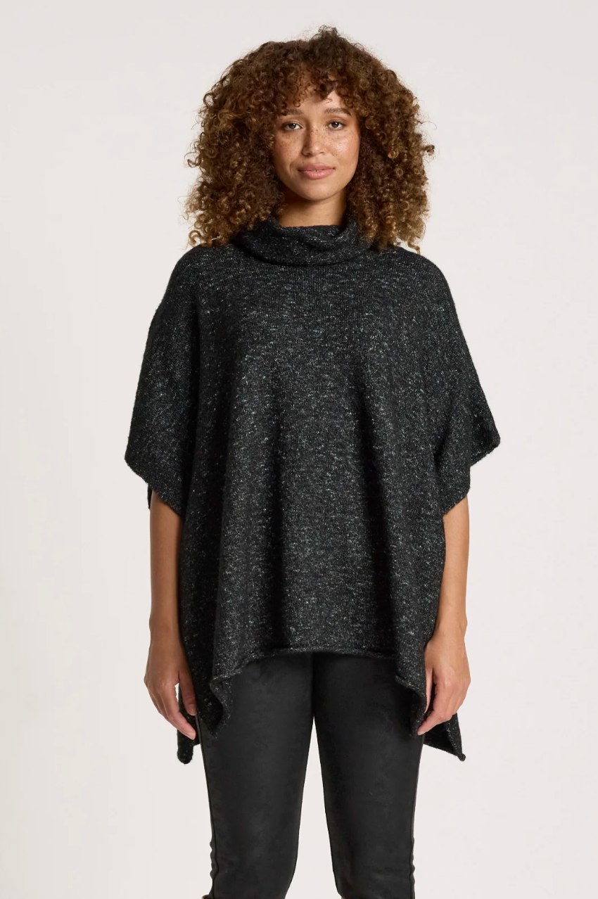 Zarda Poncho - Black