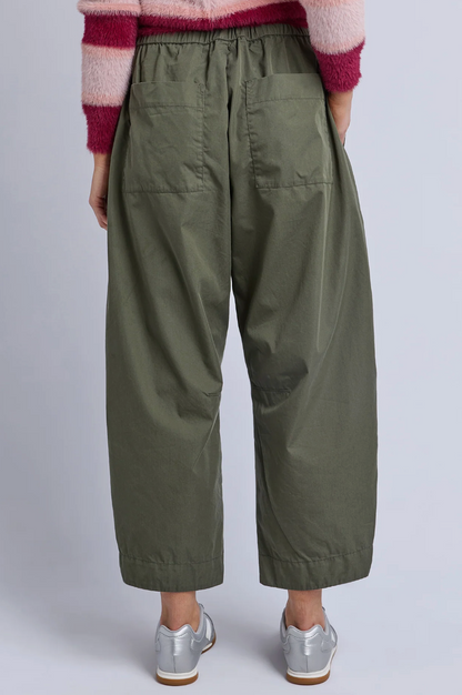 Lund Barrel Leg Pant - Basil