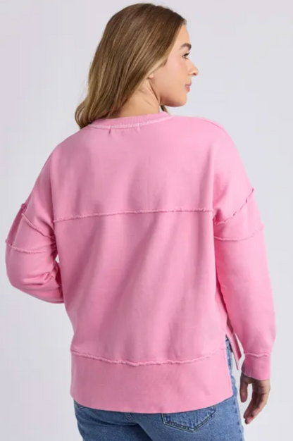 Foxwood Jayne Throw On Fleece - Sea Pink