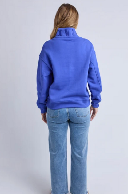 College Zip Crew - Dazzling Blue