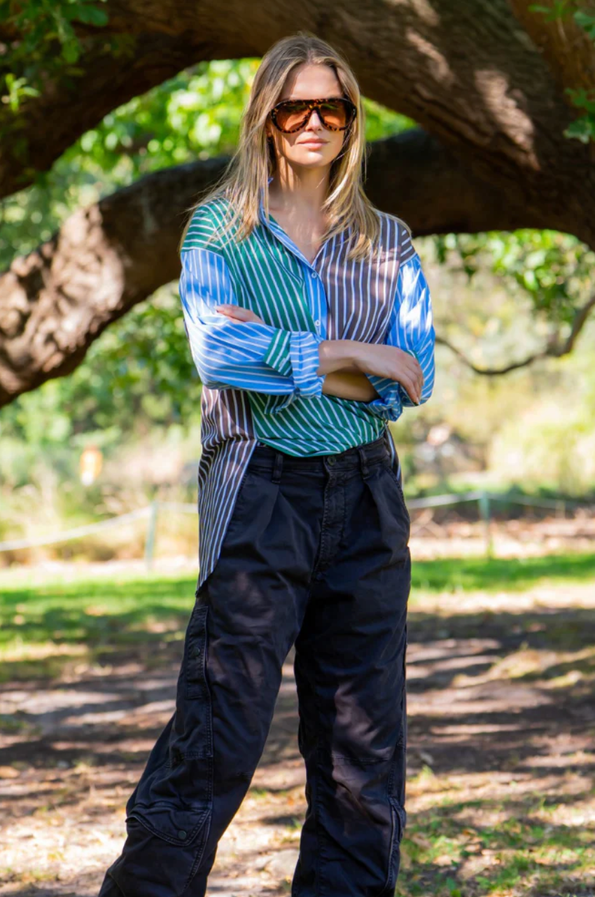 The Boyfriend Shirt - Chocolate Combo