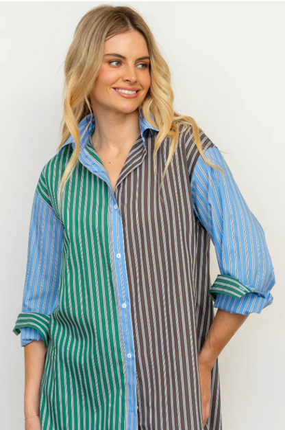 The Boyfriend Shirt - Chocolate Combo