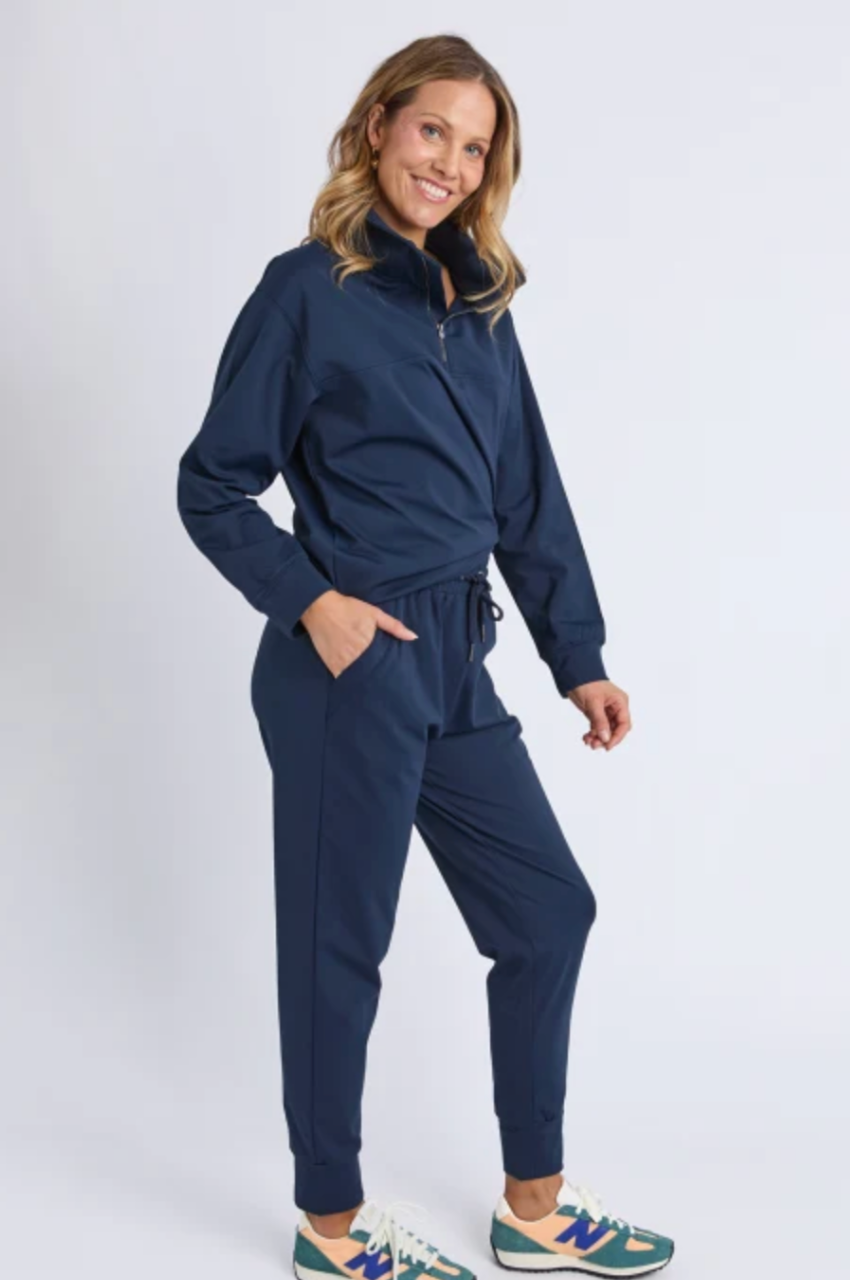 Alexis Track Pant - Navy