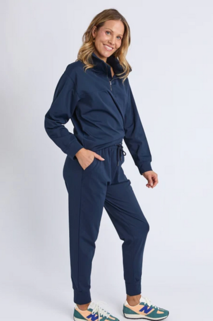 Alexis Track Pant - Navy