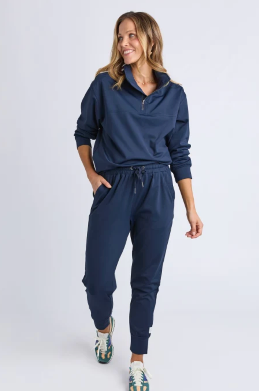 Alexis Track Pant - Navy