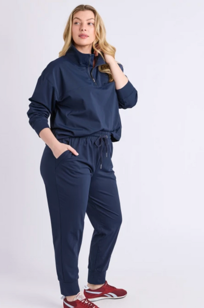 Alexis Track Pant - Navy