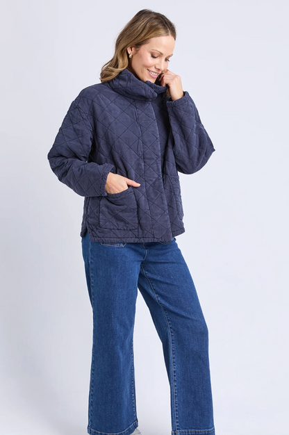 Aurora Quilted Jacket - Navy