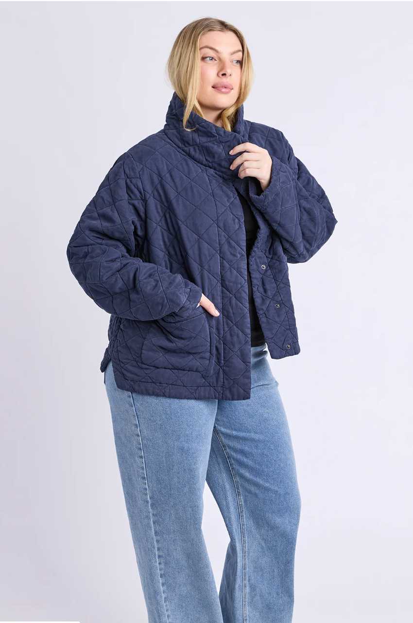 Aurora Quilted Jacket - Navy