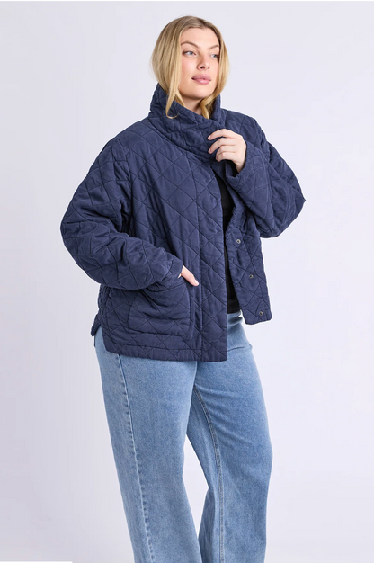 Aurora Quilted Jacket - Navy