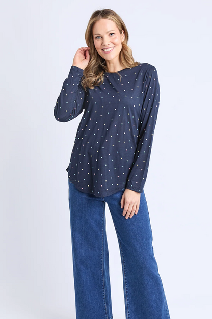 Kaja Ls Tee - Navy