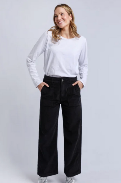 Cassie Cord Pant - Black