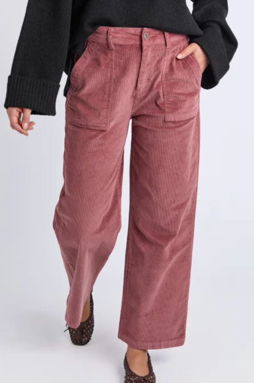 Cassie Cord Pant - Dusty Pink