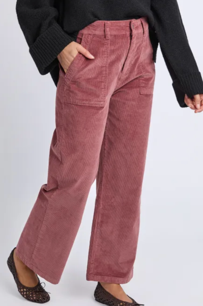 Cassie Cord Pant - Dusty Pink