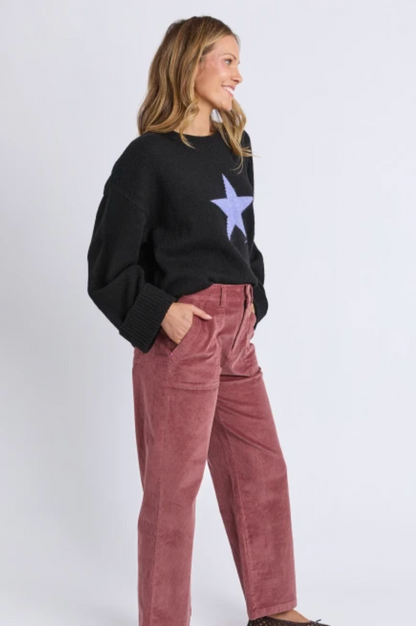 Cassie Cord Pant - Dusty Pink