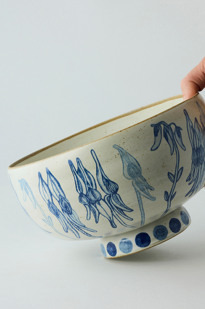 Bushland Salad Bowl - Desert Pea
