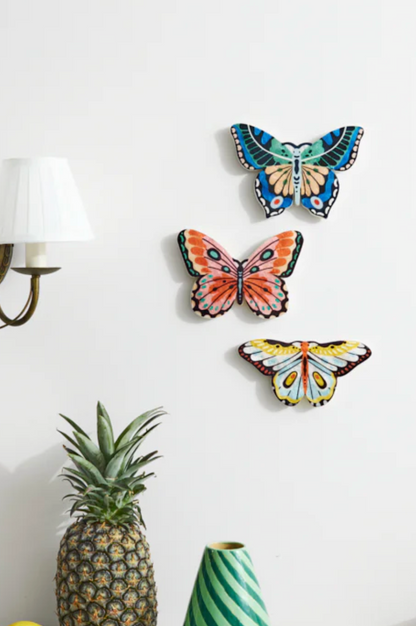 Butterfly Wall Art - Pink