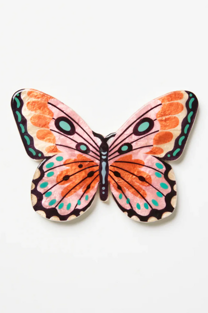 Butterfly Wall Art - Pink