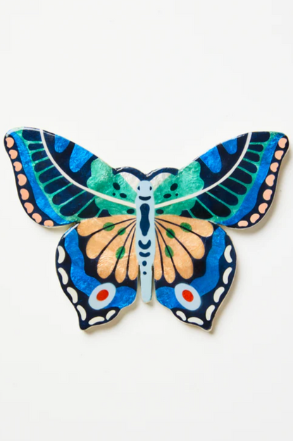 Butterfly Wall Art - Blue/Green