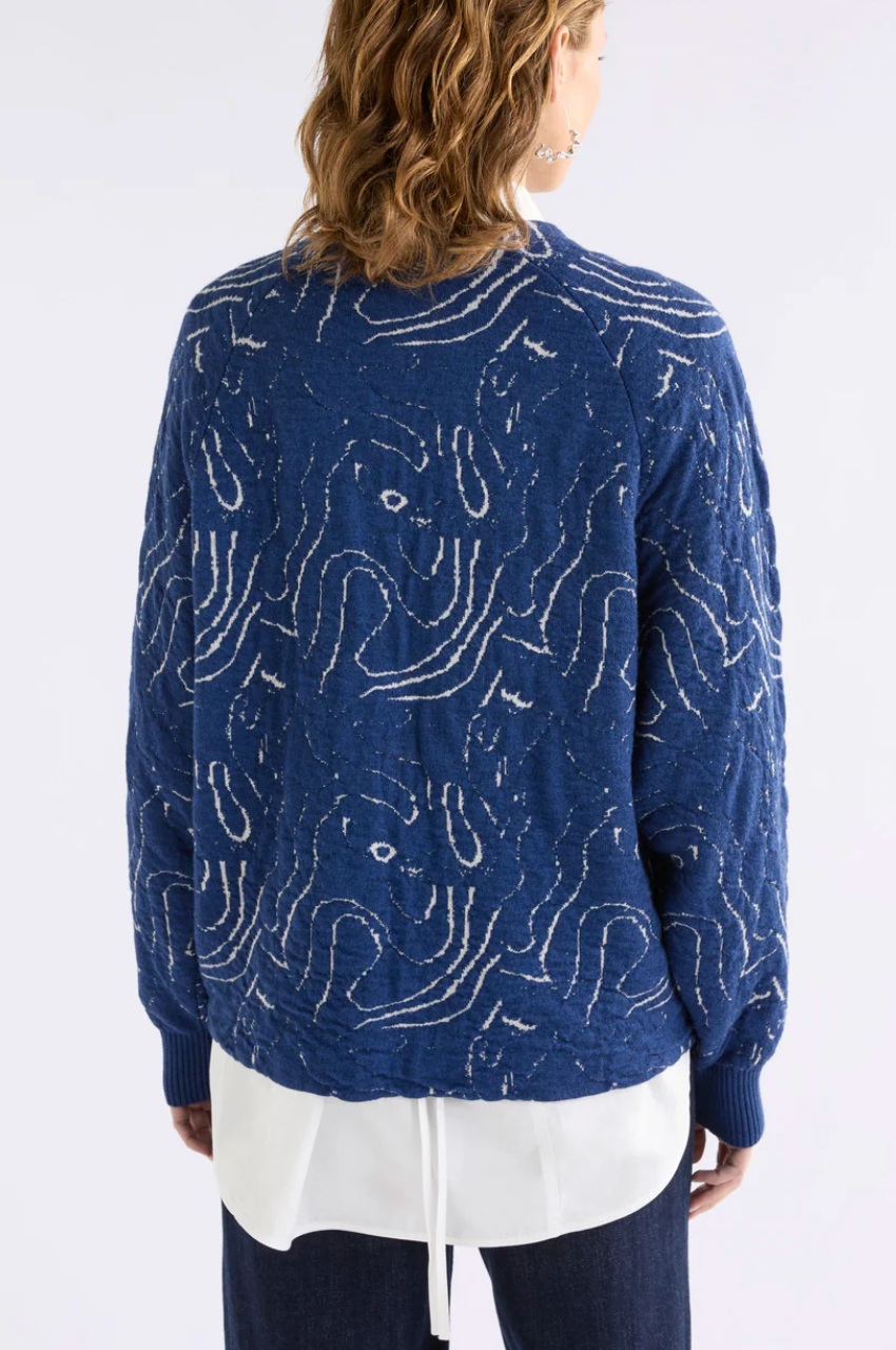 Elk Otillia Sweater - Blue/Silver