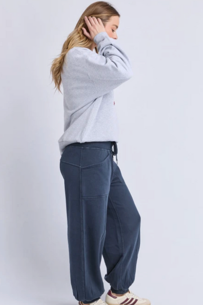 Leo Trackpant - Dk Sapphire
